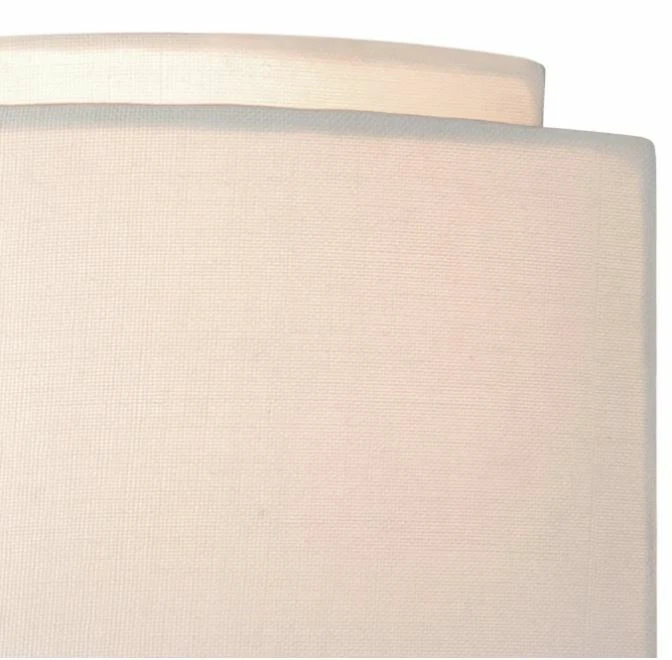 Матовое латунное настенное бра Vaxcel Lighting W0224 1 лампа с белым тканевым абажуром - Изображение 2 из 4