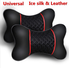 2pcs Car Seat Headrest Pillow Head Neck Rest Support Cushion Travel Comfortable