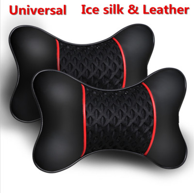 2Pcs Car Seat Headrest Pillow Head Neck Rest Support Cushion Travel Comfortable
