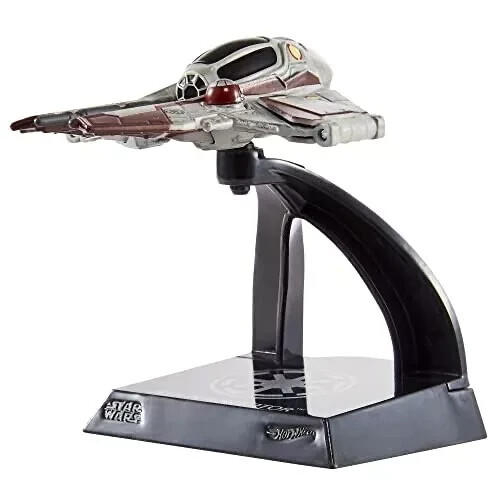2022 Star Wars Hot Wheels STARSHIPS SELECT OBI-WAN KENOBI’s JEDI INTERCEPTOR NEU - Bild 2 von 6