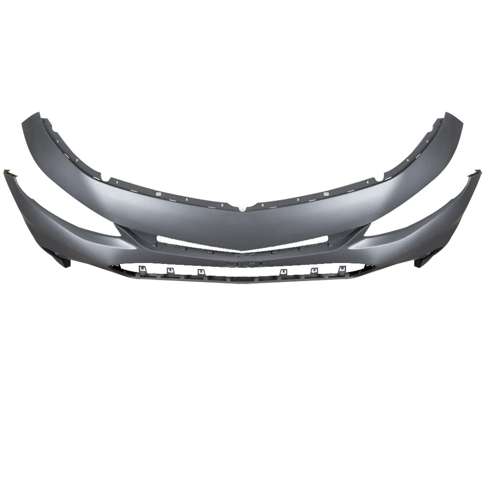 Cubierta de parachoques delantero imprimada apta para Chevy Chevrolet Malibu 2016 2017 2018 4 puertas Foto 3 de 4