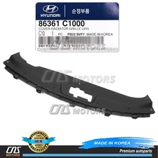 OEM Radiator Grille Upper Cover Sight Shield for 15-17 Hyundai Sonata 86361C2000