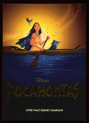 Disney's Pocahontas Premiere in the Park Trading Cards and