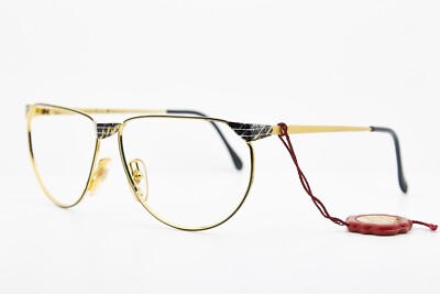 Rare Vintage Casanova Glasses Mod.NM 4 24KT Gold Plated Eyewear Glasses Frame