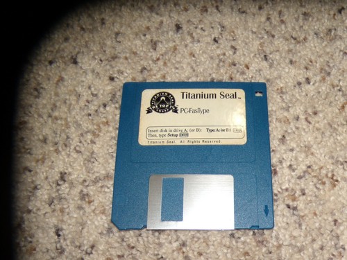 Titanium Seal PC MS-DOS 3.5" disk - Tested - 第 1/1 張圖片
