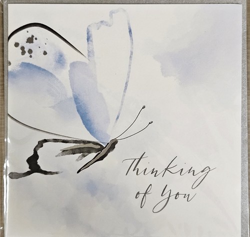 PAPYRUS MATEJA KOVAC MAY YOU BE SURROUNDED BY LOVE SYMPATHY BUTTERFLY CARD - Picture 3 of 6