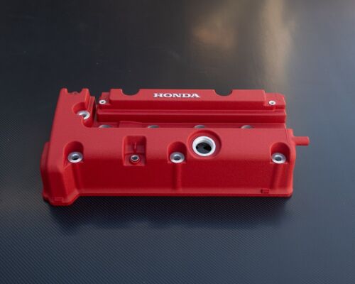 Honda K SERIES K24 K20 type r civic rsx valve cover PowderCoated JDM WRINKLE RED - Picture 6 of 12