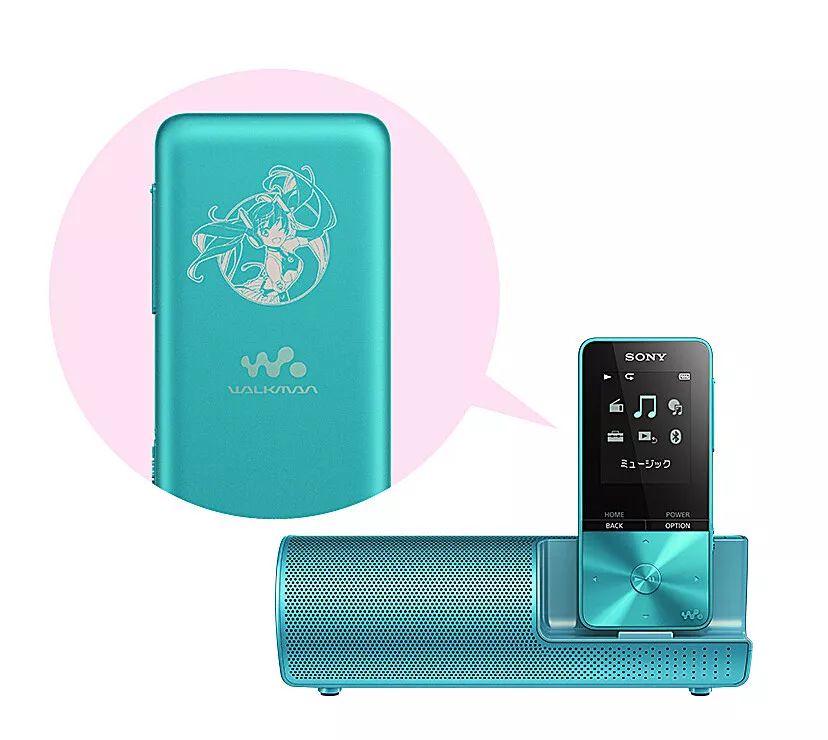 Sony Walkman S Series Hatsune Miku Model 2019 NW-S310K/MK 4GB with