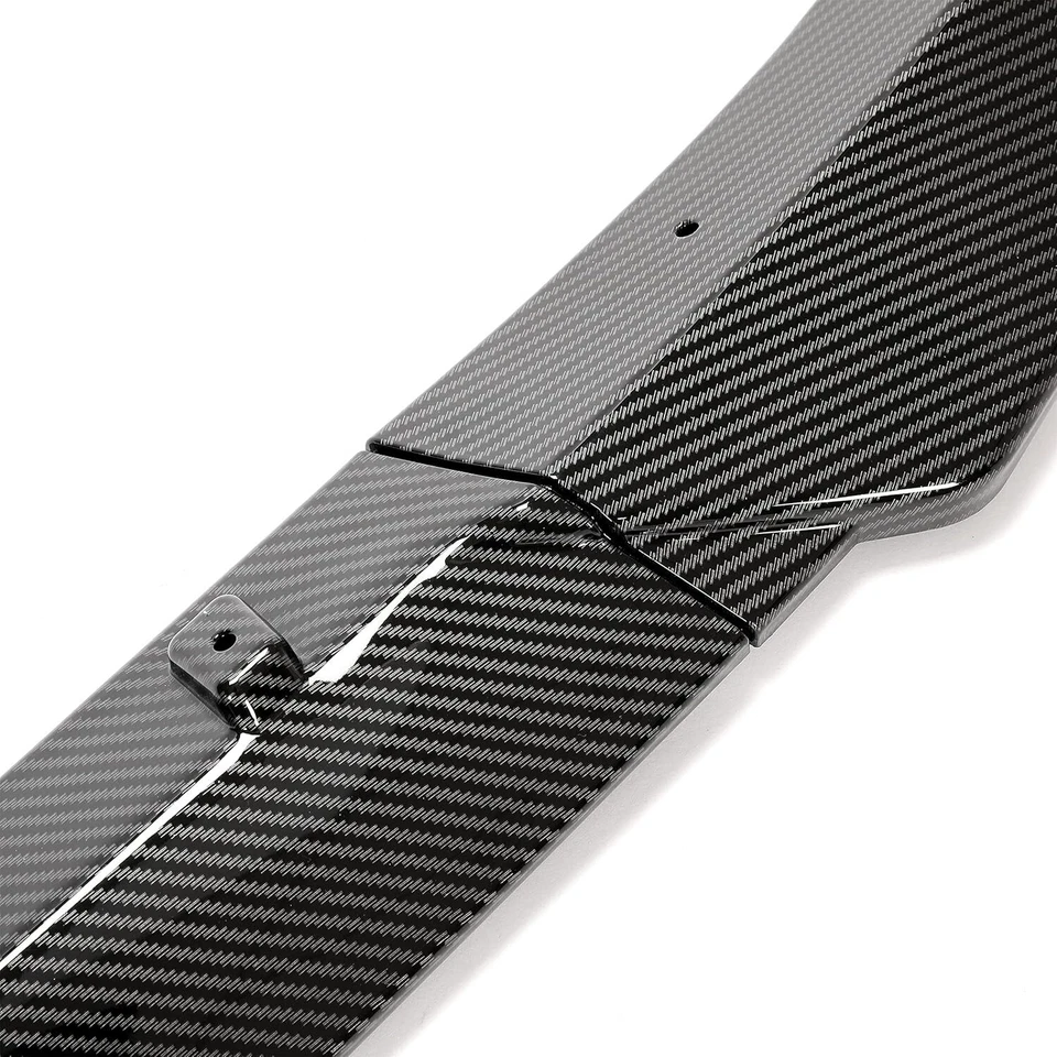 For Mercedes Benz C Class W204 Sport 2008-2014 Carbon Fiber Front Bumper Lip Kit - Image 4 of 4