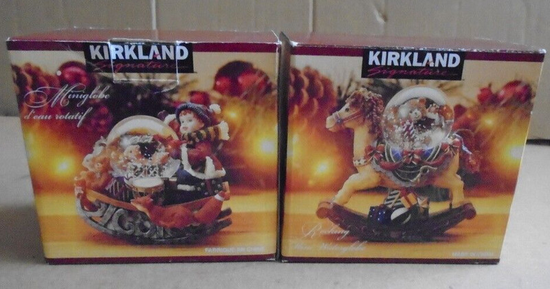 Kirkland Signature Christmas Mini Waterglobe SET