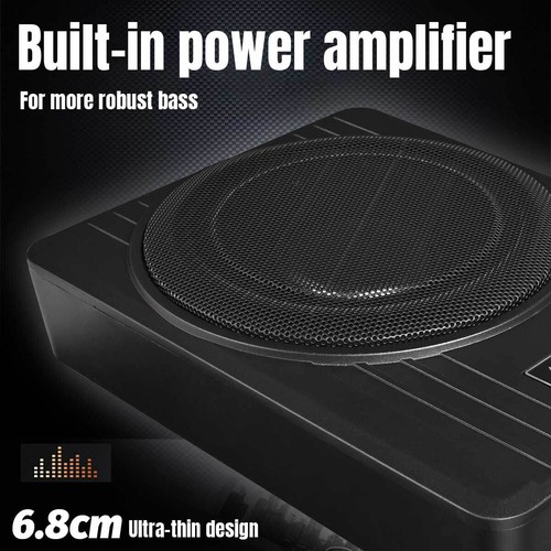 2X 600W Underseat Car Bass Box Audio Subwoofer Sub Speaker Stereo Amplifier 10'' - Picture 3 of 15