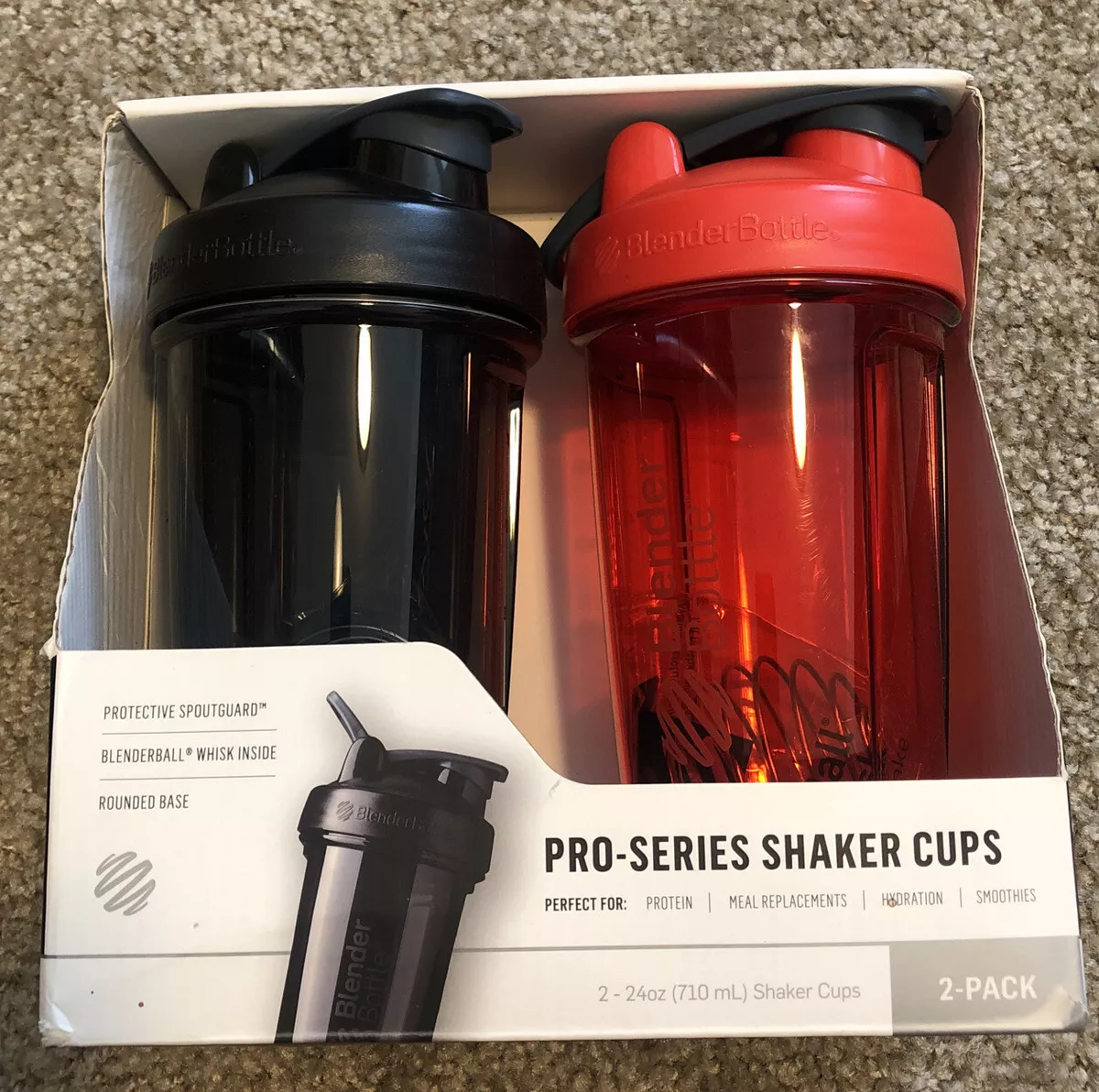 BlenderBottle Pro24 Shaker Cup, 2-pack