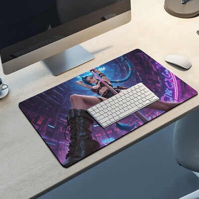 Jinx Get Excited Keyboard Mice Mat Desk Pad Game Playmat 40x75cm