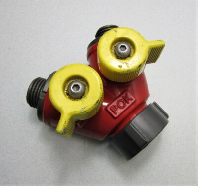POK 2 Way BiPok Valve 1 1/2'' Female NST - 1'' Male NST Short