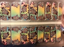 Color Nail Polish Strips, 16ct. LIMITED SWEET ROSES read Description Below