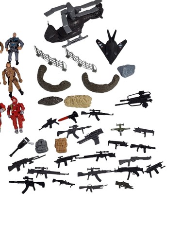 Chap Mei Military Force & More 3.75" Action Figure Lot of 19 Vintage Accessories - Picture 4 of 12