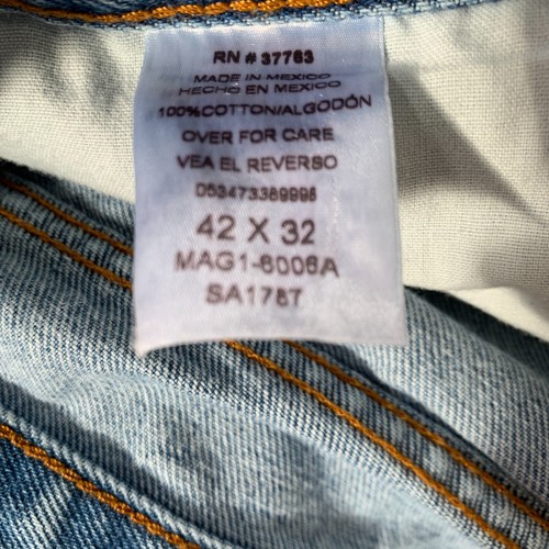 Vintage Member's Mark Jeans Heavy Denim Size Mens 42 x 32 Act 39.5 x 29 SA1787 A - Picture 7 of 7