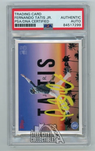 Fernando Tatis Jr 2021 Topps Project 70 Autographed Card #251 - PSA/DNA