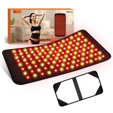 Infrared Red Light Therapy Belt for Body, Back Leg Pain Relief Device Black