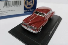 BOS 1/87 Resin car model Cadillac Series 62 Club Coupe Red