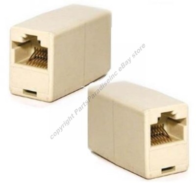 Coupler/Joiner RJ45 Ethernet Cord,RJ-45 10/100 Female~F