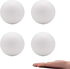 4.72 Inch Foam Balls - Pack of 4 for Crafts, Art, and Decorations