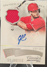 🔥🔥2014 Panini Classics C.J. Cron Auto RC Patch Silver /299 Angels