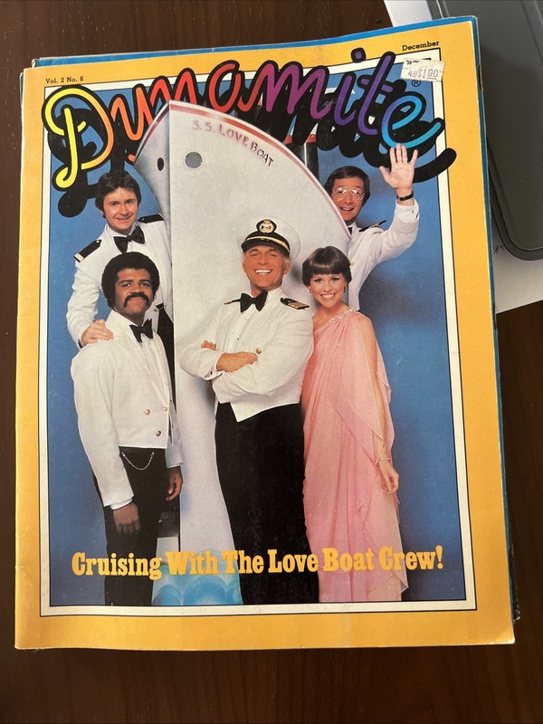 Dynamite Magazine Cruising With The Love Boat Crew December Vol 2 No 6 1979