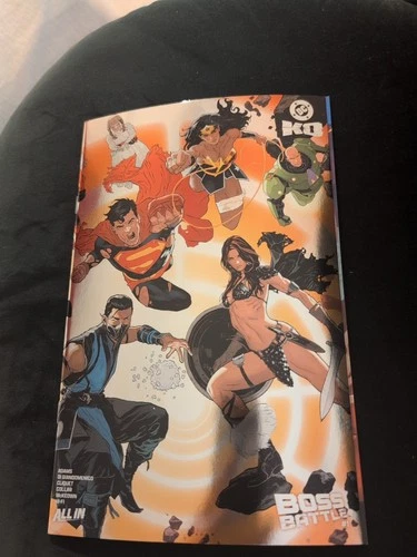 BOSS BATTLE #1 FOIL WRAPAROUND JEFF SPOKES VAMPIRELLA WONDER WOMAN  VARIANT