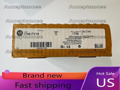 New Sealed AB 1746-ITV16 SER C SLC 16 POINT DIGITAL INPUT MODULE In Stock