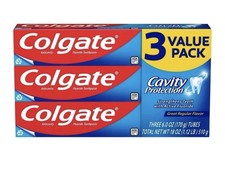 3pk Colgate Cavity Protection Toothpaste Fluo...