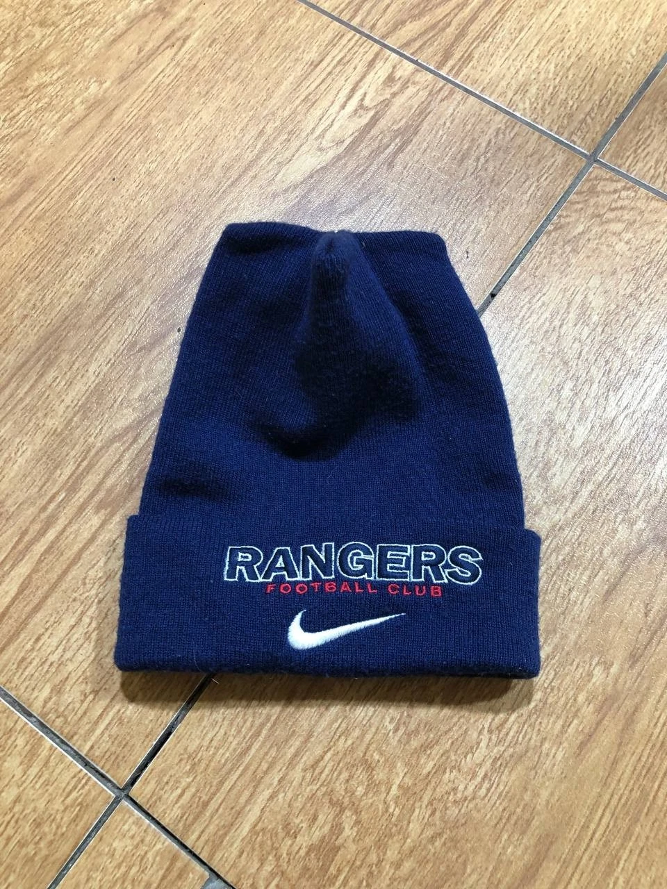Vintage 90’s Y2K Nike Rangers Swoosh Logo Beanie Hat