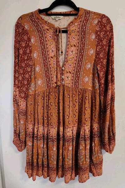 Arnhem womens A-line boho dress size 8