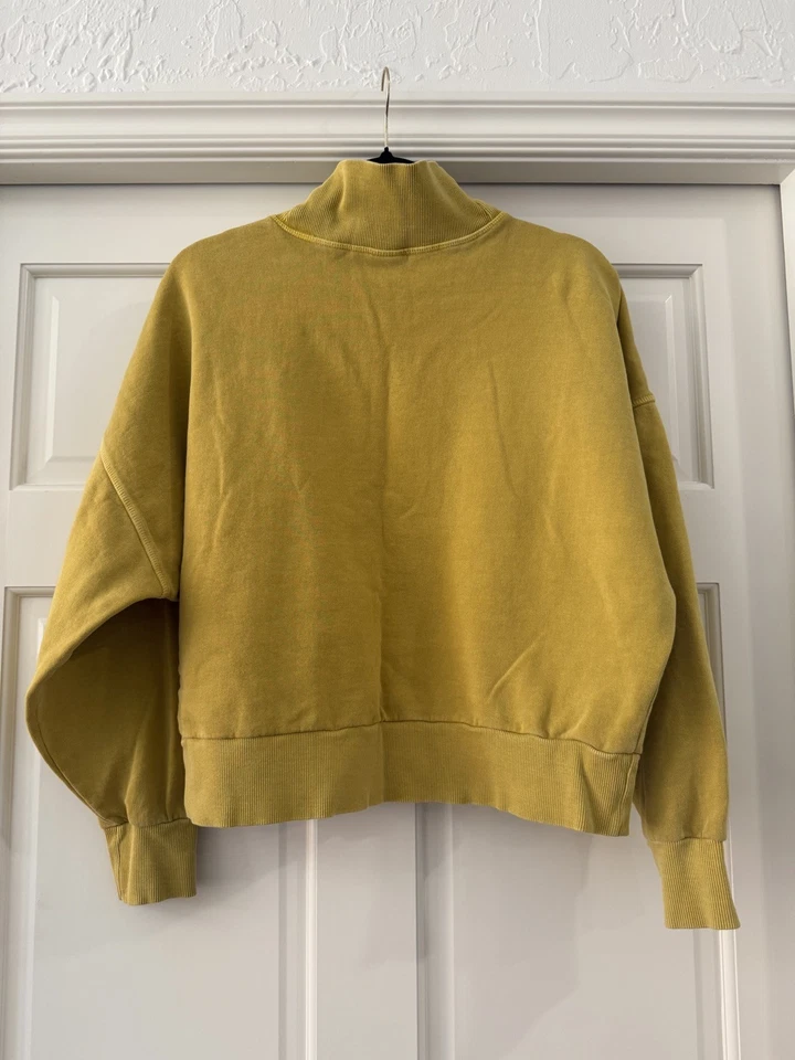 The North Face 服装染料模拟领套衫女式运动衫 L 金色 — 第 4/4 张图片