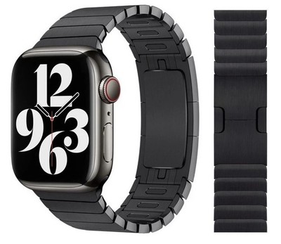 Original Apple Watch Gliederarmband Link Bracelet 42/44/45/46/49mm Space Black