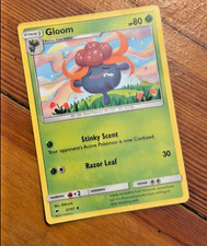Pokemon Gloom 5/147 Sole e Luna 2017 non comune quasi nuovo/lp, carta ottime condizioni