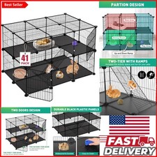 High-Quality Small Animal Playpen - Waterproof  Easy to Clean Cage