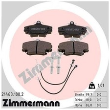 Satz Bremsbeläge Bremsklötze vorne für Renault Twingo 1 C06 2 CN0 id69548