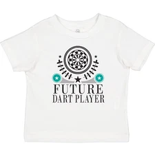 Inktastic Future Dart Player Dart Board Baby T-Shirt Darts Games Throwing Game