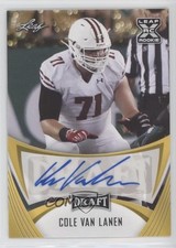 2021 Leaf Draft Auto Gold Cole Van Lanen #BA-CVL Auto 0rd2