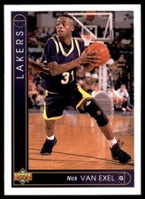 1993-94 UPPER DECK NICK VAN EXEL RC LOS ANGELES LAKERS #162 EX-EXMT