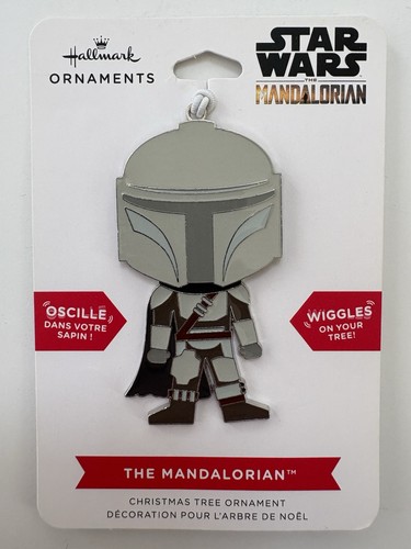 Hallmark Disney Star Wars The Mandalorian Wiggles Enamel Tree Ornament new - Picture 1 of 4