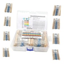 3120pcs 156 Values Metal Film Resistor Kit 1/4 watt-156 values-3120pcs