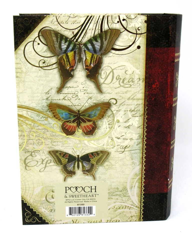 Pooch & Sweetheart Nesting Book Box Butterfly Dreams 81332 Med Punch Studio - Image 3 of 4