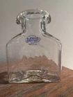 VC Blenko Nano Clear Double Spout Water Pitcher Handmade Glass 4”