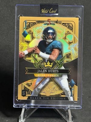 2026 Wild Card Black Tie Edition Jalen Hurts Eagles SDPD-JHN 1/1