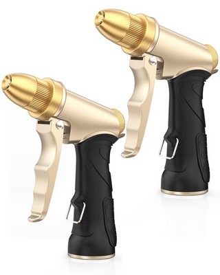 RAINPOINT Heavy Duty Metal Spray Nozzle for Garden Hose, High Pressure Garden Ho