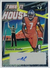 2022 Leaf Valiant ROMEO DOUBS Take It To The House Navy Blue Auto Rookie RC #/20