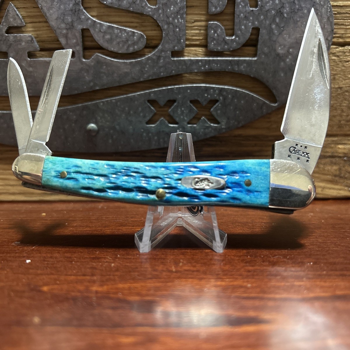 Case xx Seahorse Whittler 6355WH Ocean Blue Bone pocket knife | eBay