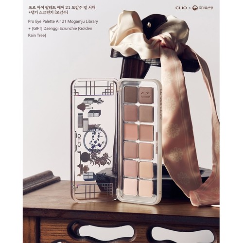 CLIO Pro Eye Palette Air 7.2 g2Colors Gift Scrunchie The Heritage Edition - Picture 16 of 20